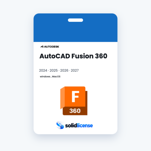 autocad-fusion-360-solidlicense Autodesk Fusion 360 license for Windows and macOS
