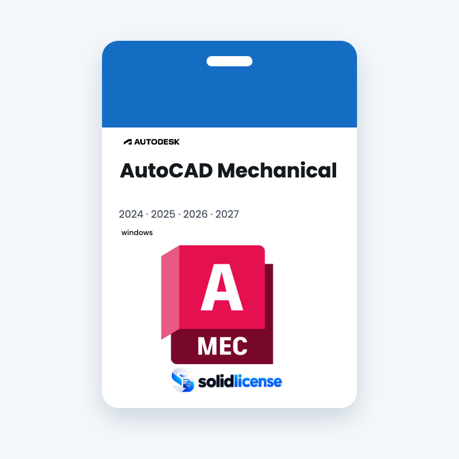 Autodesk AutoCAD Mechanical license