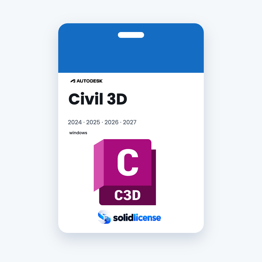 Autodesk Civil 3D license