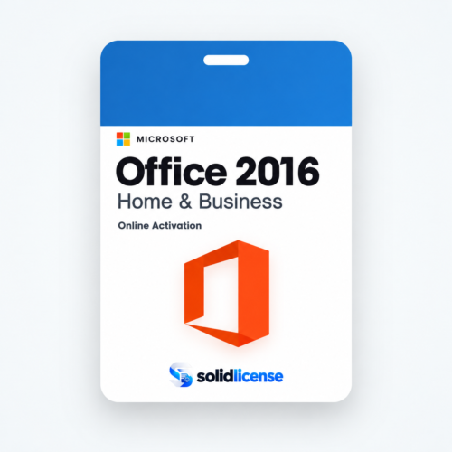 Microsoft Office 2016 Home & Business License Office 2016 Home & Business license from SolidLicense