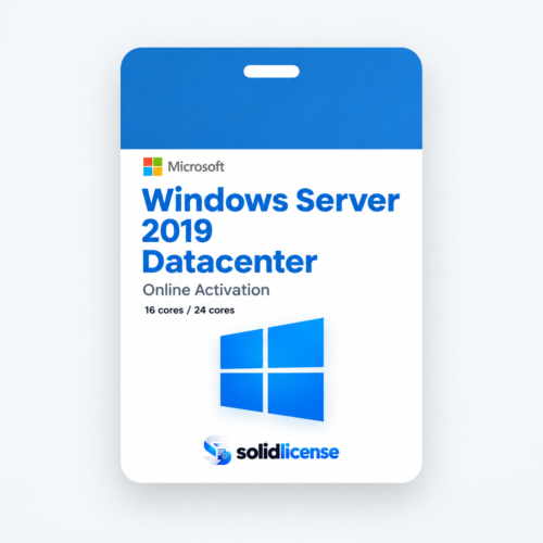 Windows Server 2019 Datacenter License Windows Server 2019 Datacenter license with 16 cores or 24 cores