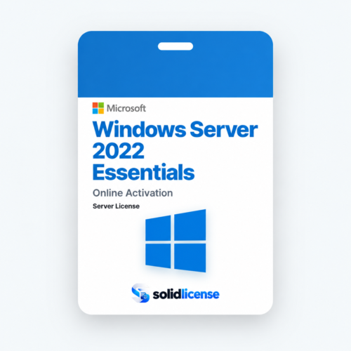 Windows Server 2022 Essentials License Windows Server 2022 Essentials license server edition